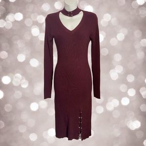 DEREK HEART Bodycon Long Sleeve Dress